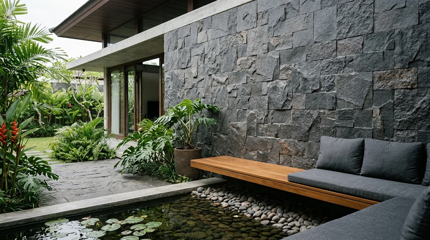 Is ceramic tile natural stone application