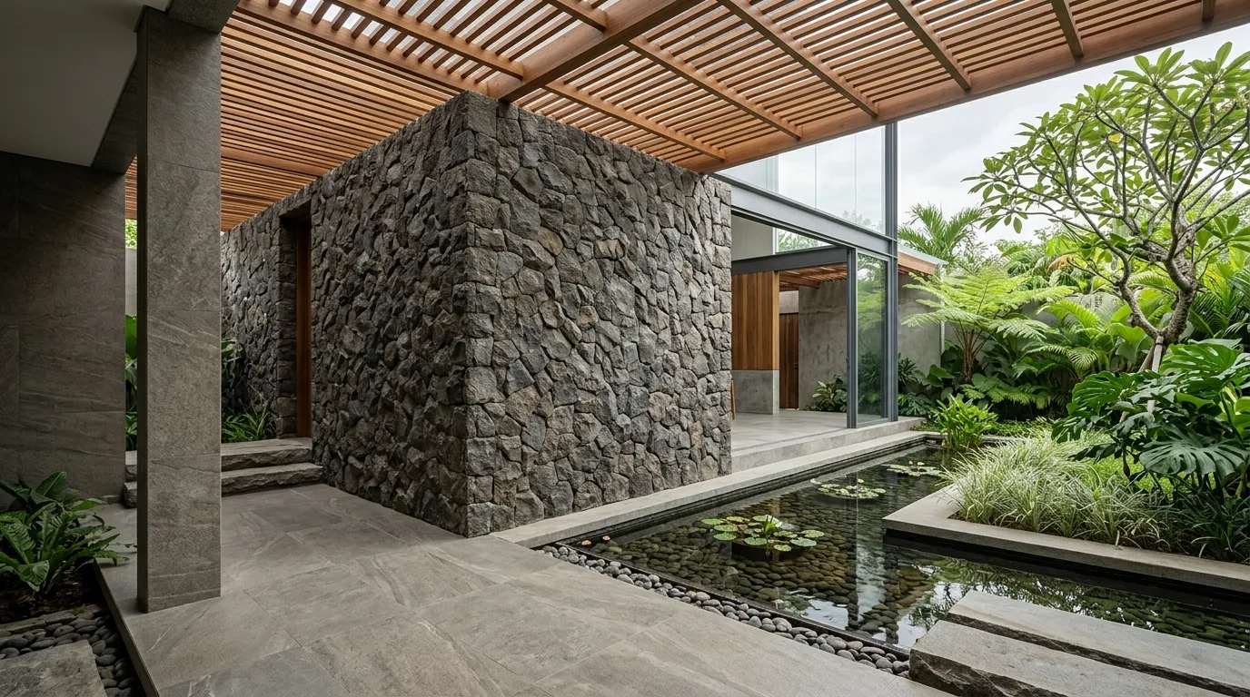 Is porcelain natural stone design