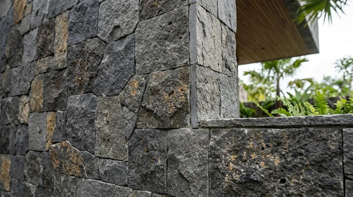 Natural stone architecture detail