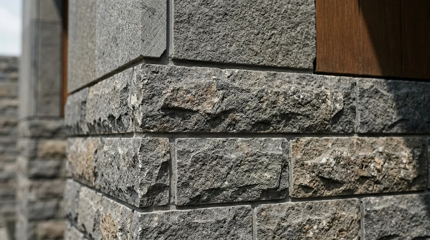 Natural stone as material detail