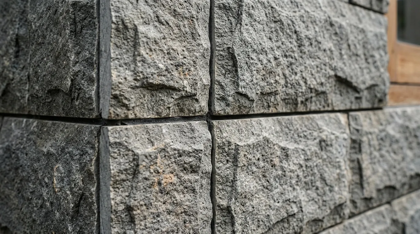 Natural stone benefits closeup