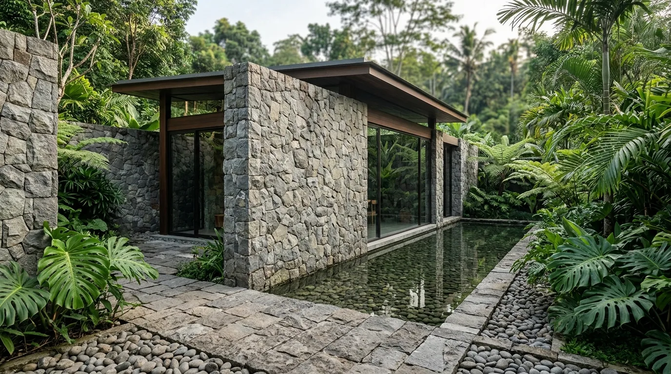 Natural stone design ideas application