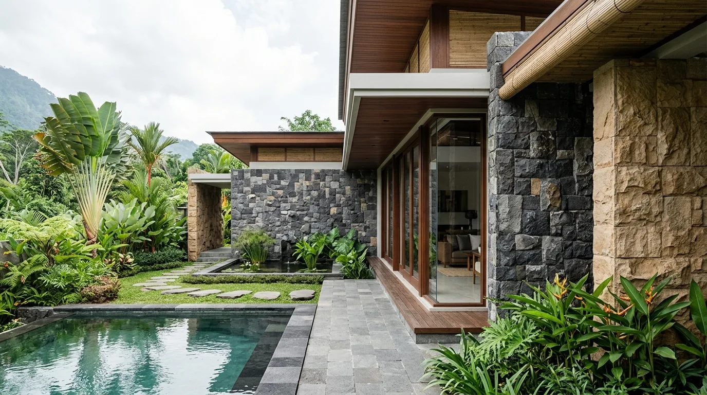 Natural stone finishes application