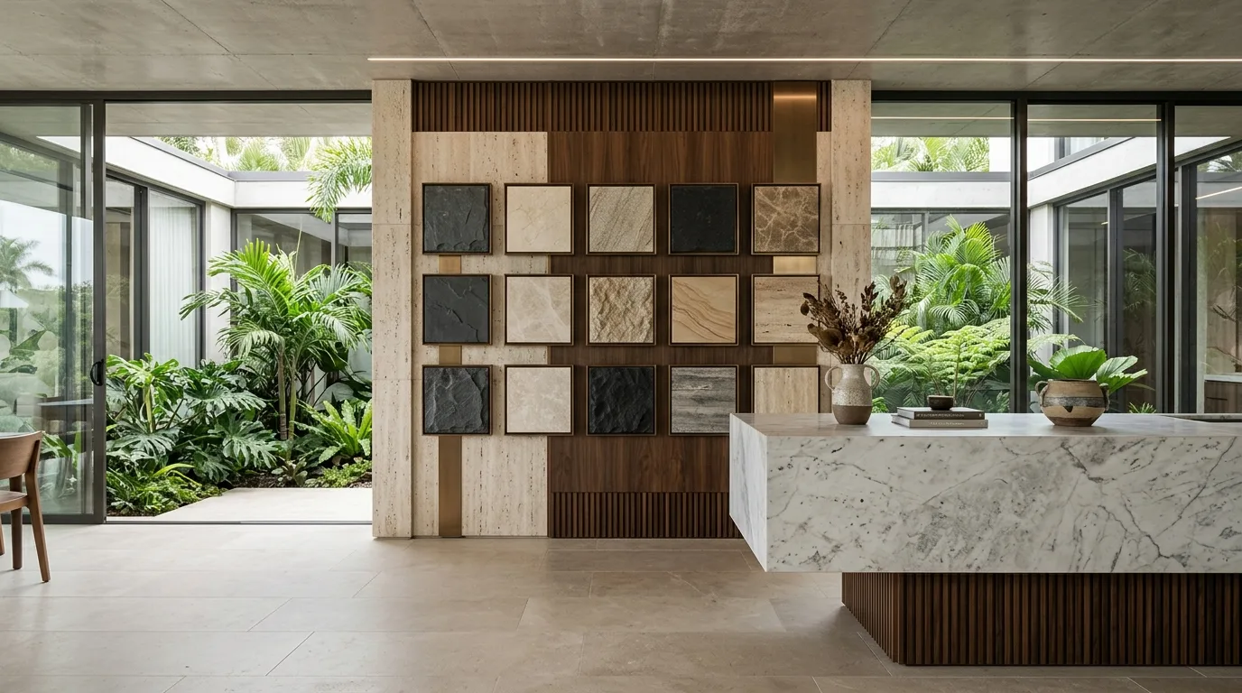 Natural stone samples design