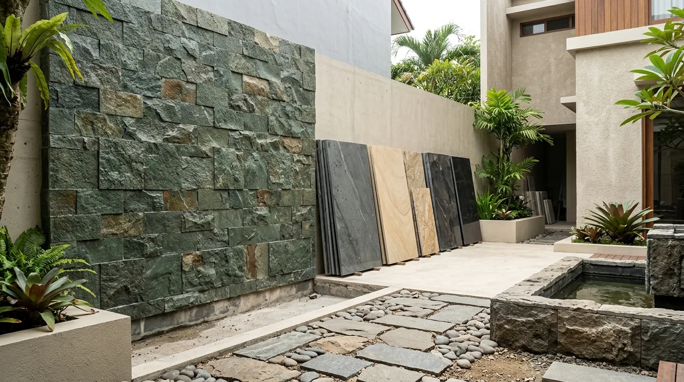 Natural stone selection guide material