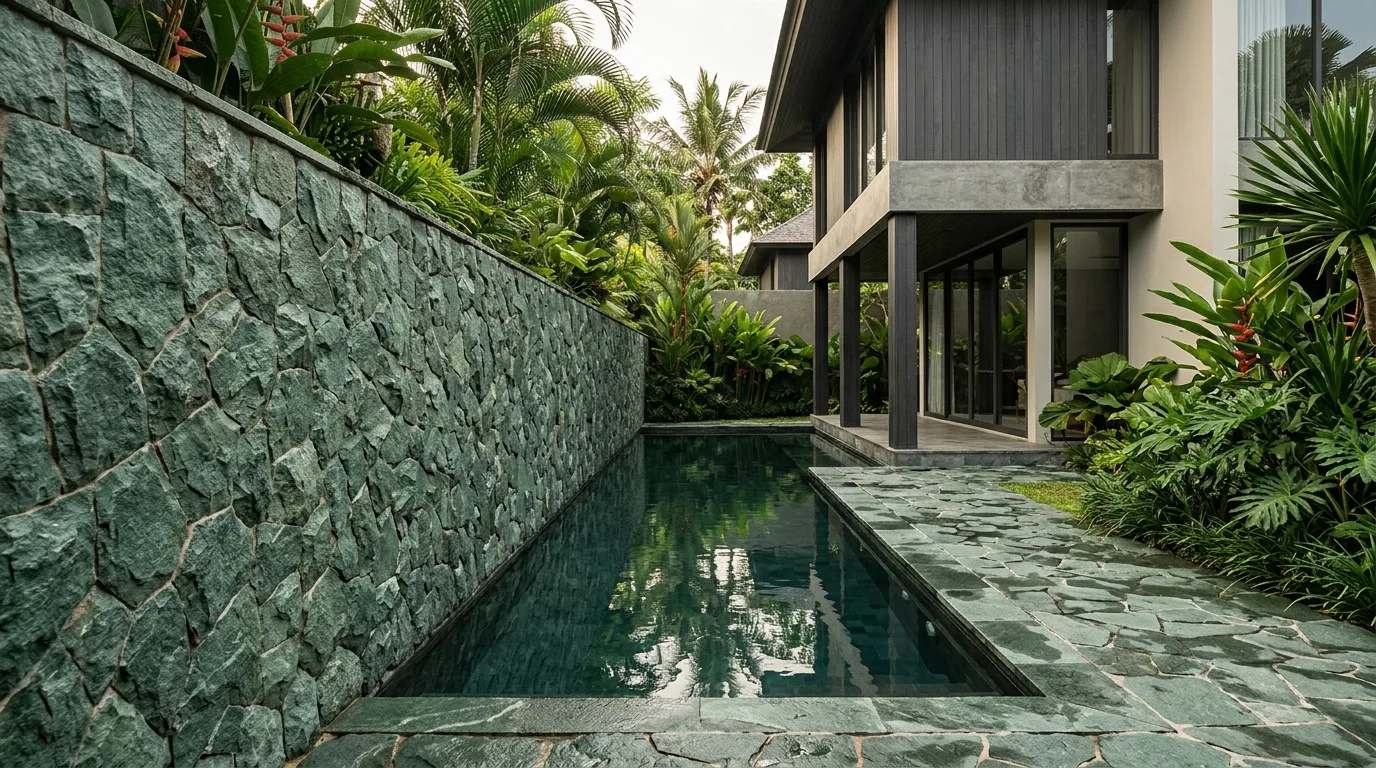 Sukabumi green stone price architectural application