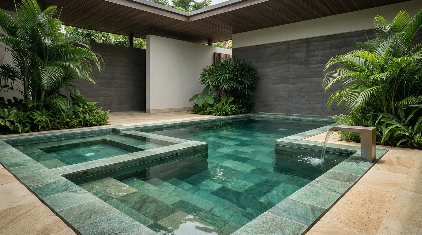 Sukabumi green stone price finished project