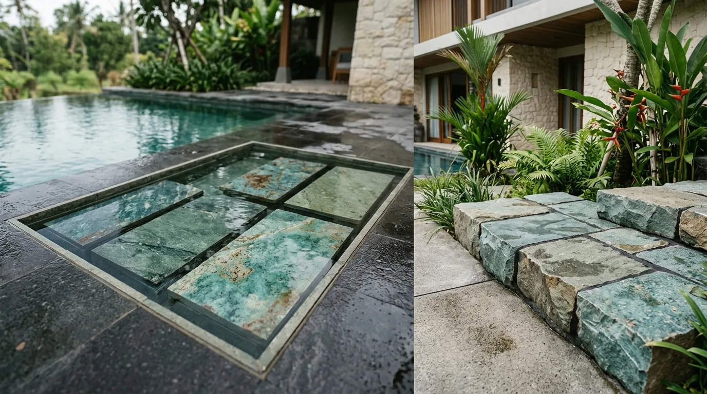 Sukabumi stone color variation sample selection