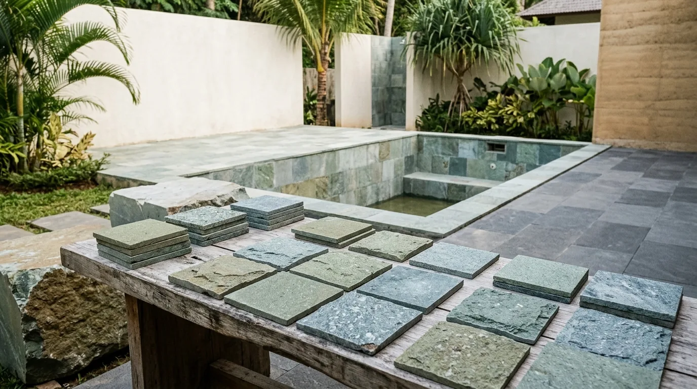 Sukabumi stone production sample selection