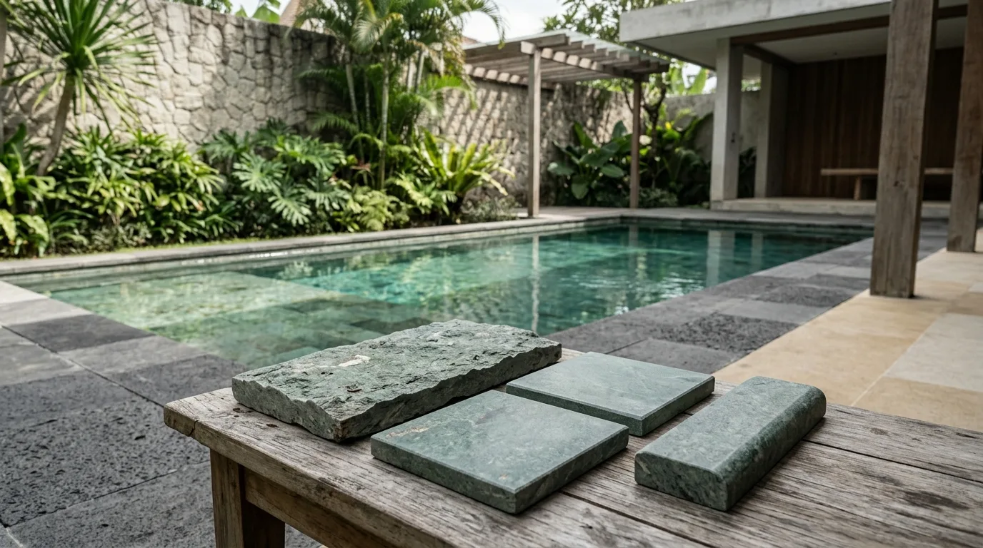 Sukabumi stone tiles sample selection