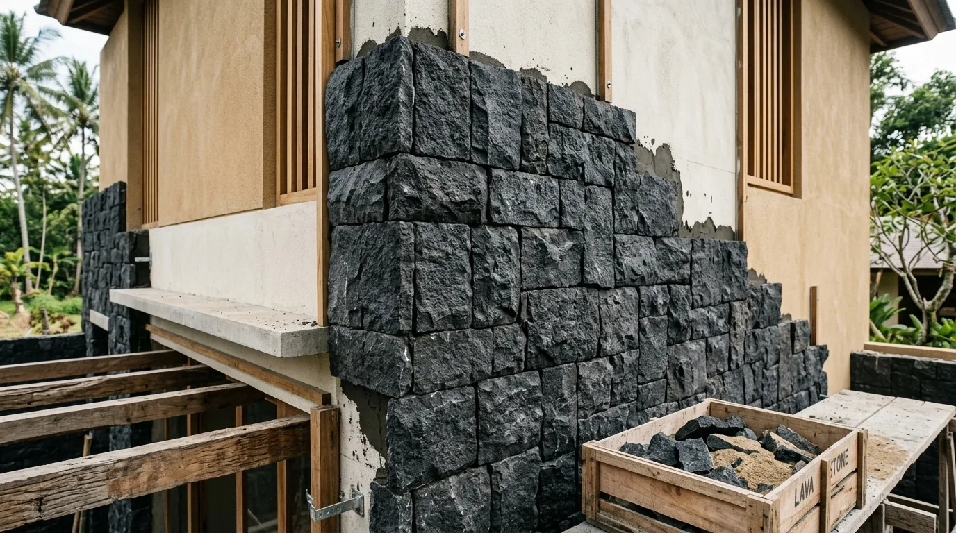 What is black lava stone project detail