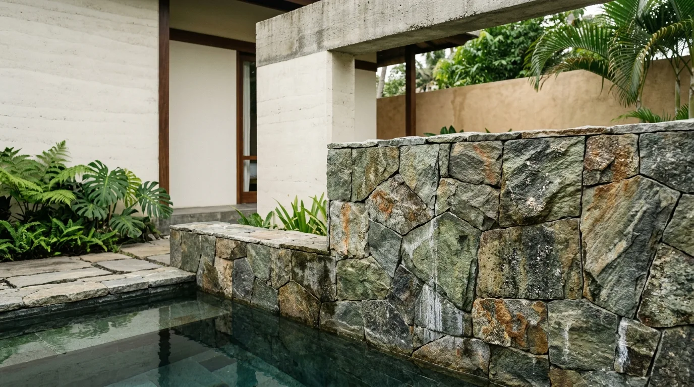 What makes sukabumi stone different material detail
