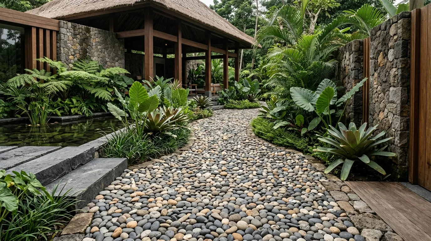 Mixed pebble stone surfaces hero