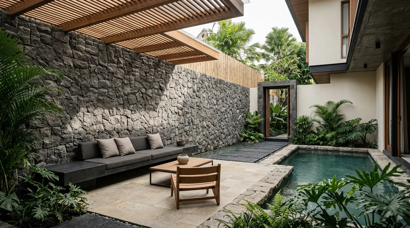 Natural stone as design element featured