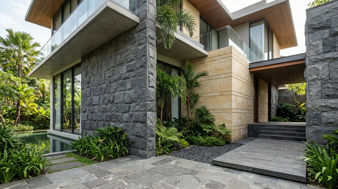 Natural stone finishes featured