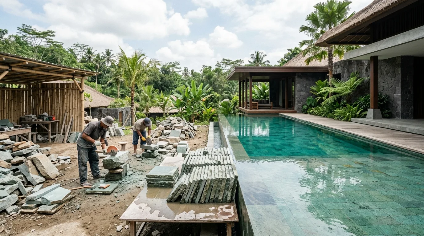 Sukabumi stone production